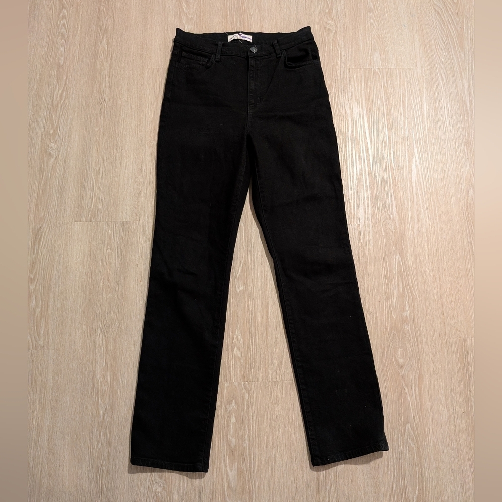 Current Elliott Jeans 27 The Soulmate Noir High Rise Slim Straight